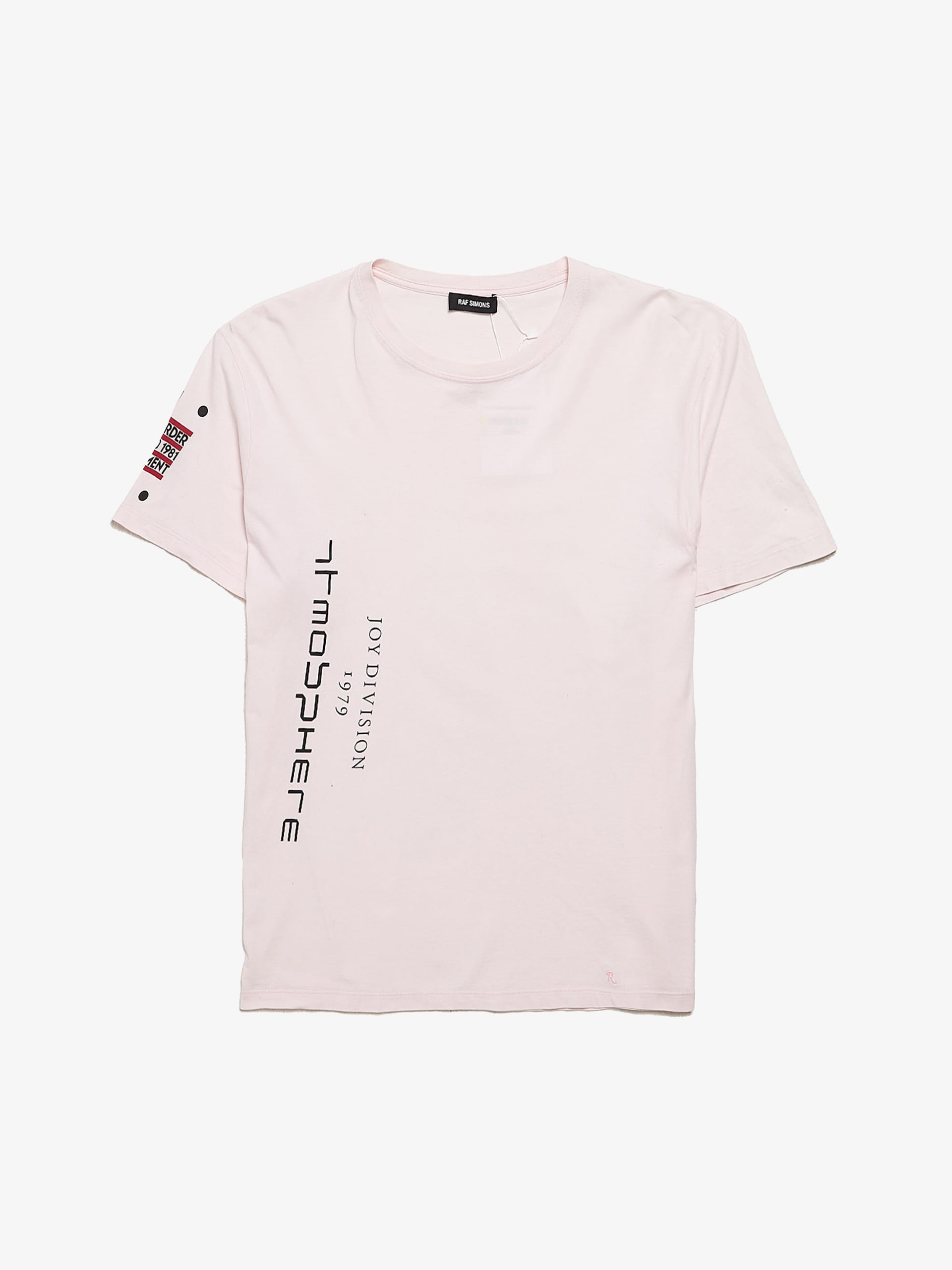 raf simons joy division t shirt