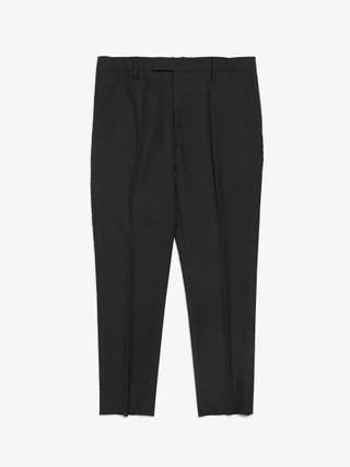 Saint Laurent Paris Dark Gray Pleated Formal Trousers