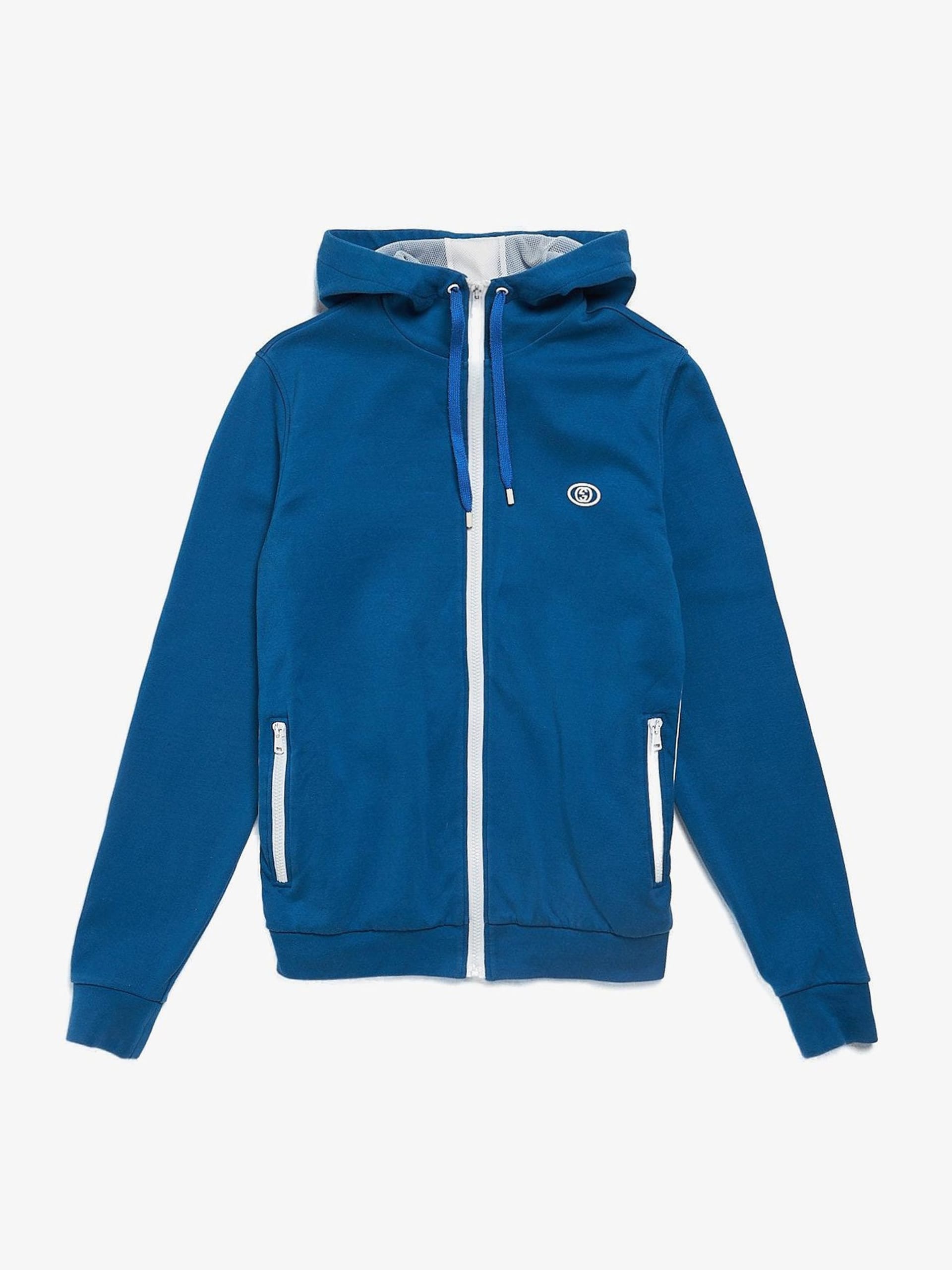 Gucci hoodie blue sale