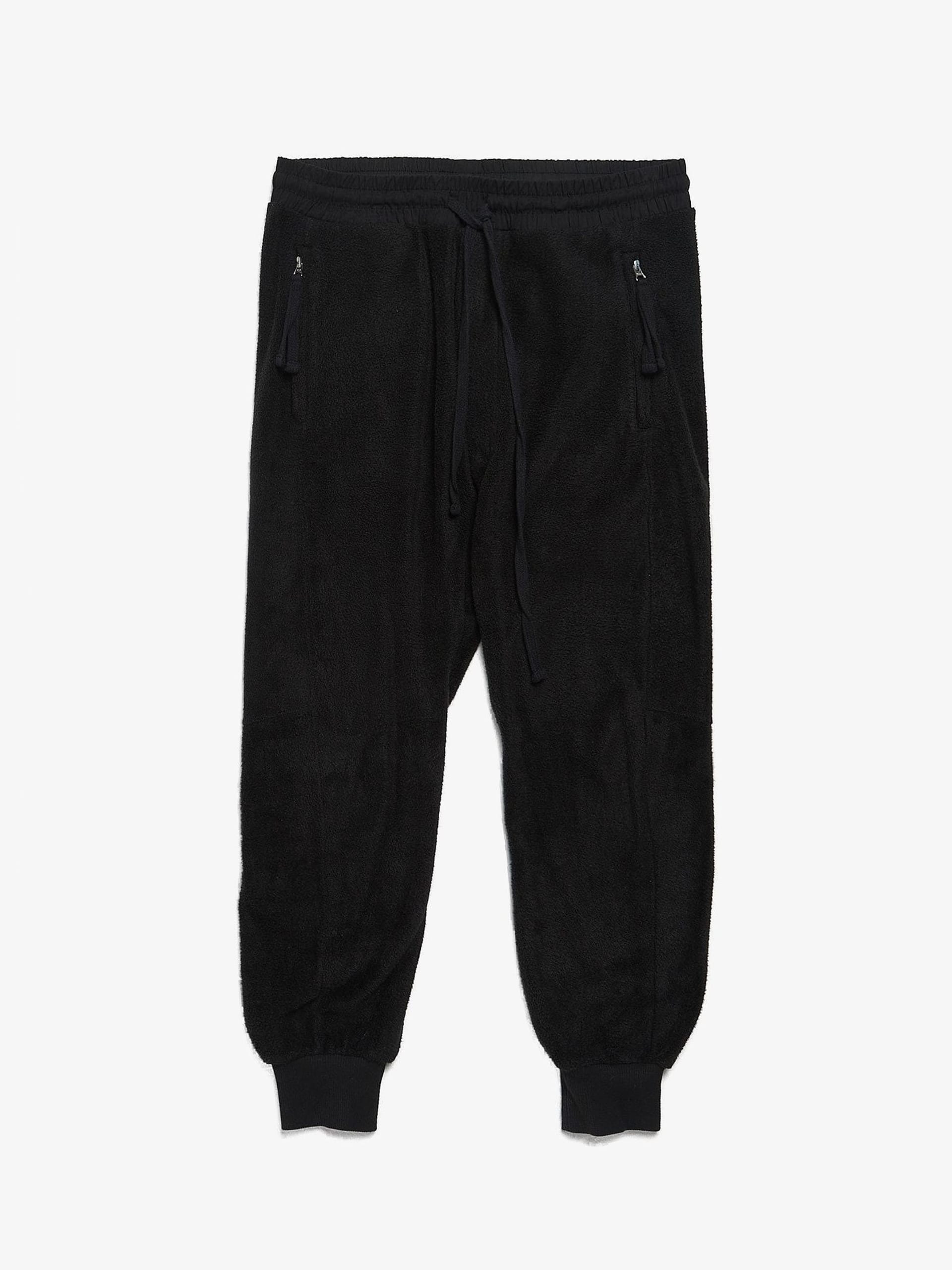 Thom Krom Black Zipped Pockets Cotton Sweatpants