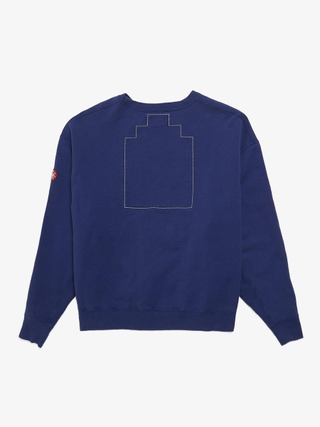 Cav Empt Blue Dreams Printed Cotton Sweatshirt