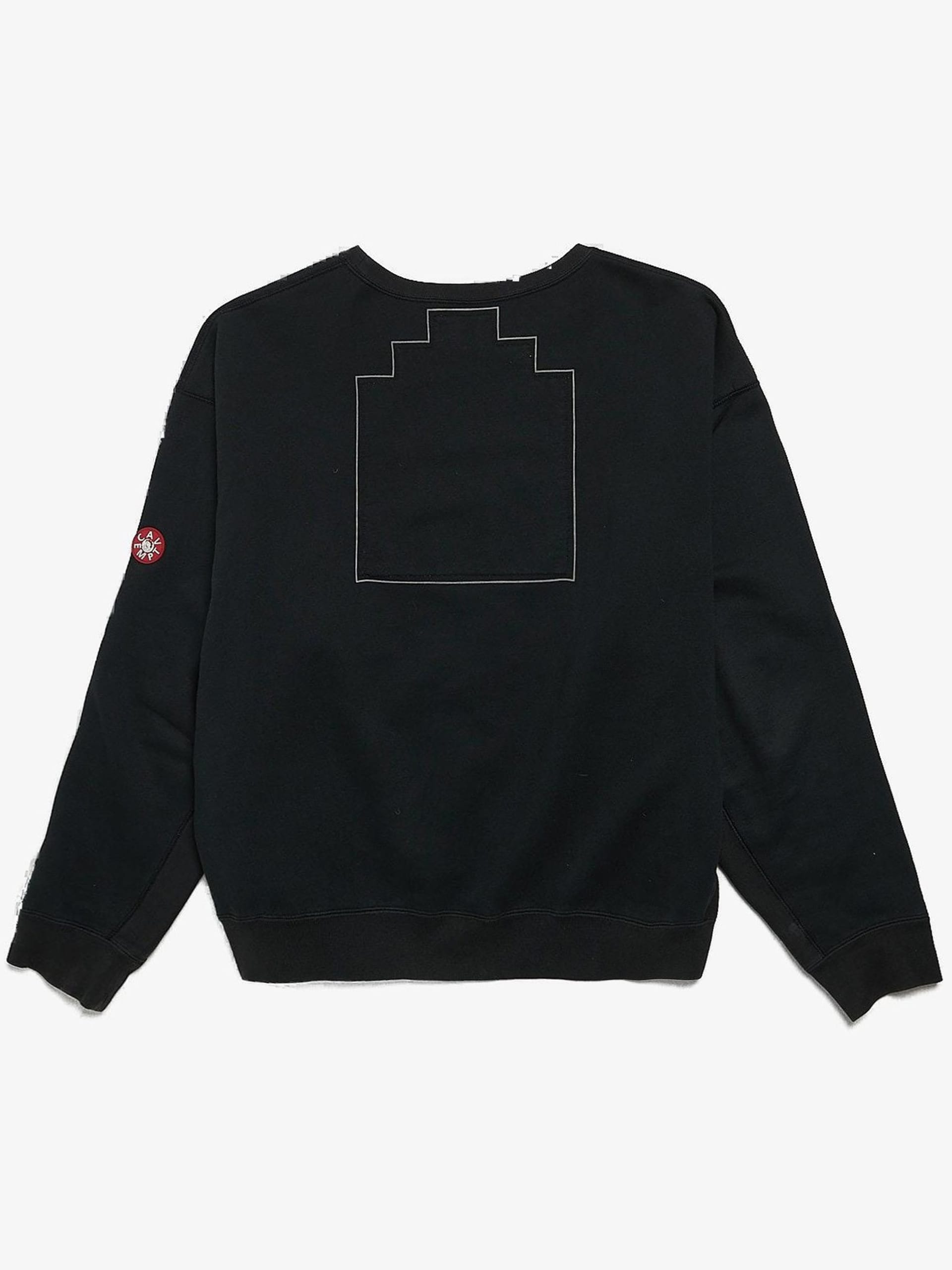 Cav Empt Black Potlatch Printed Cotton Sweatshirt