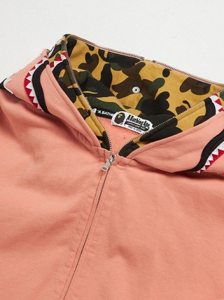 Peach sale bape hoodie