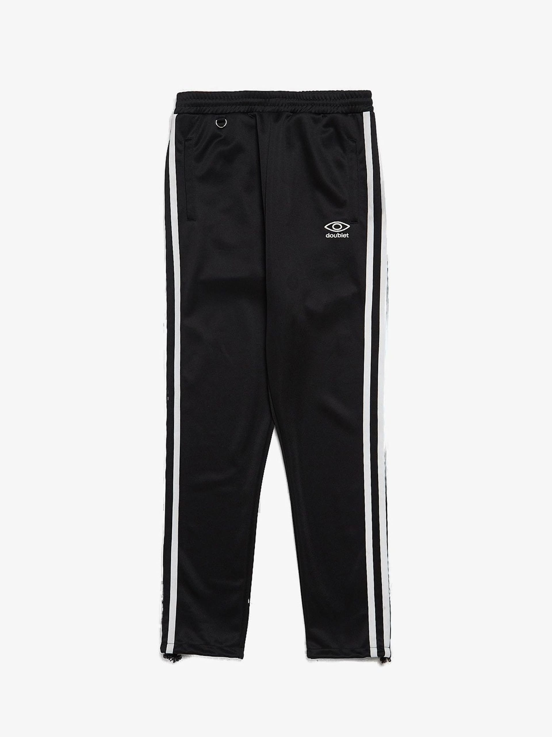 Doublet Black Invisible Suit Polyester Track Pants