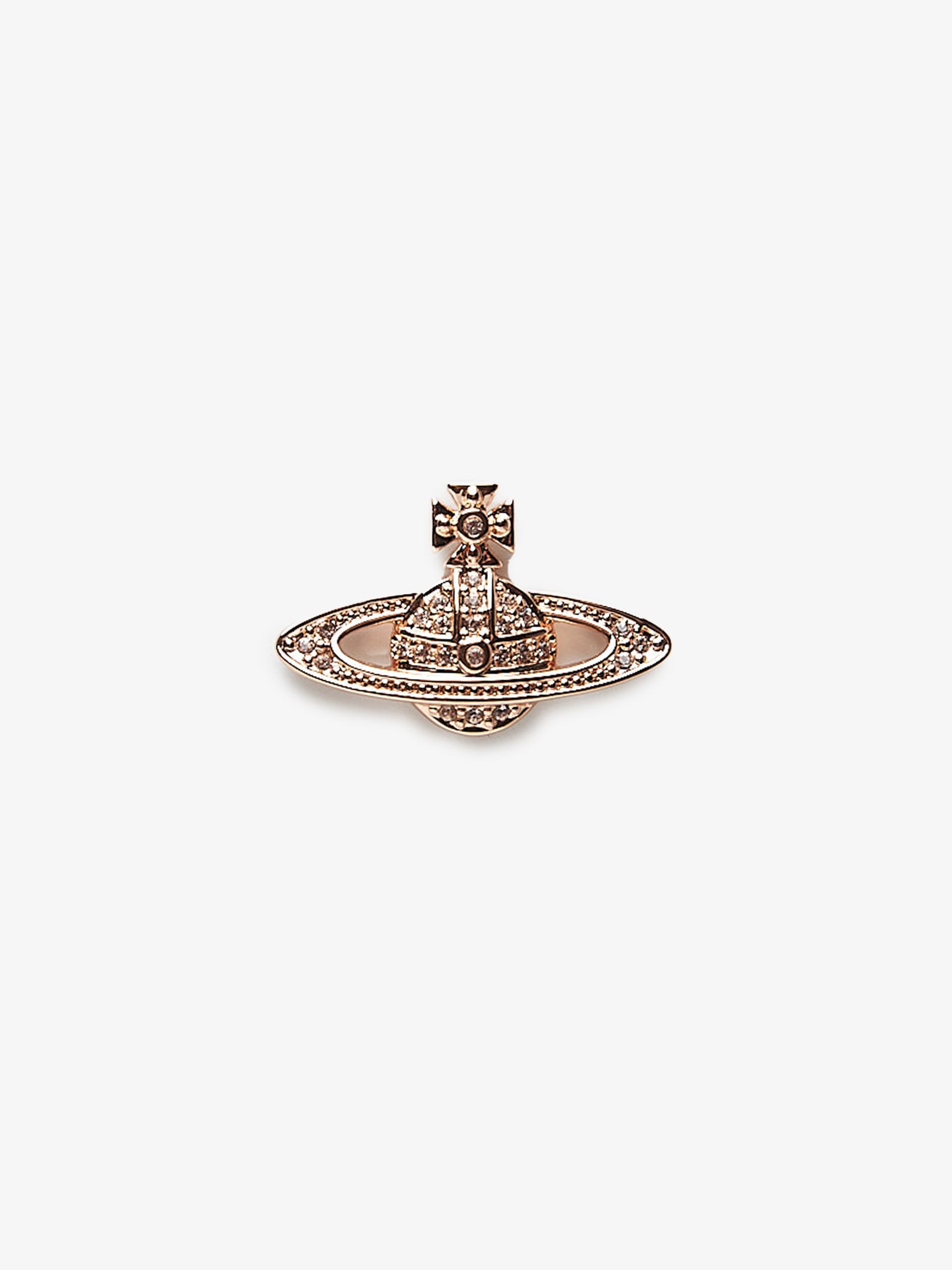 Vivienne westwood mini bas clearance relief earrings rose gold