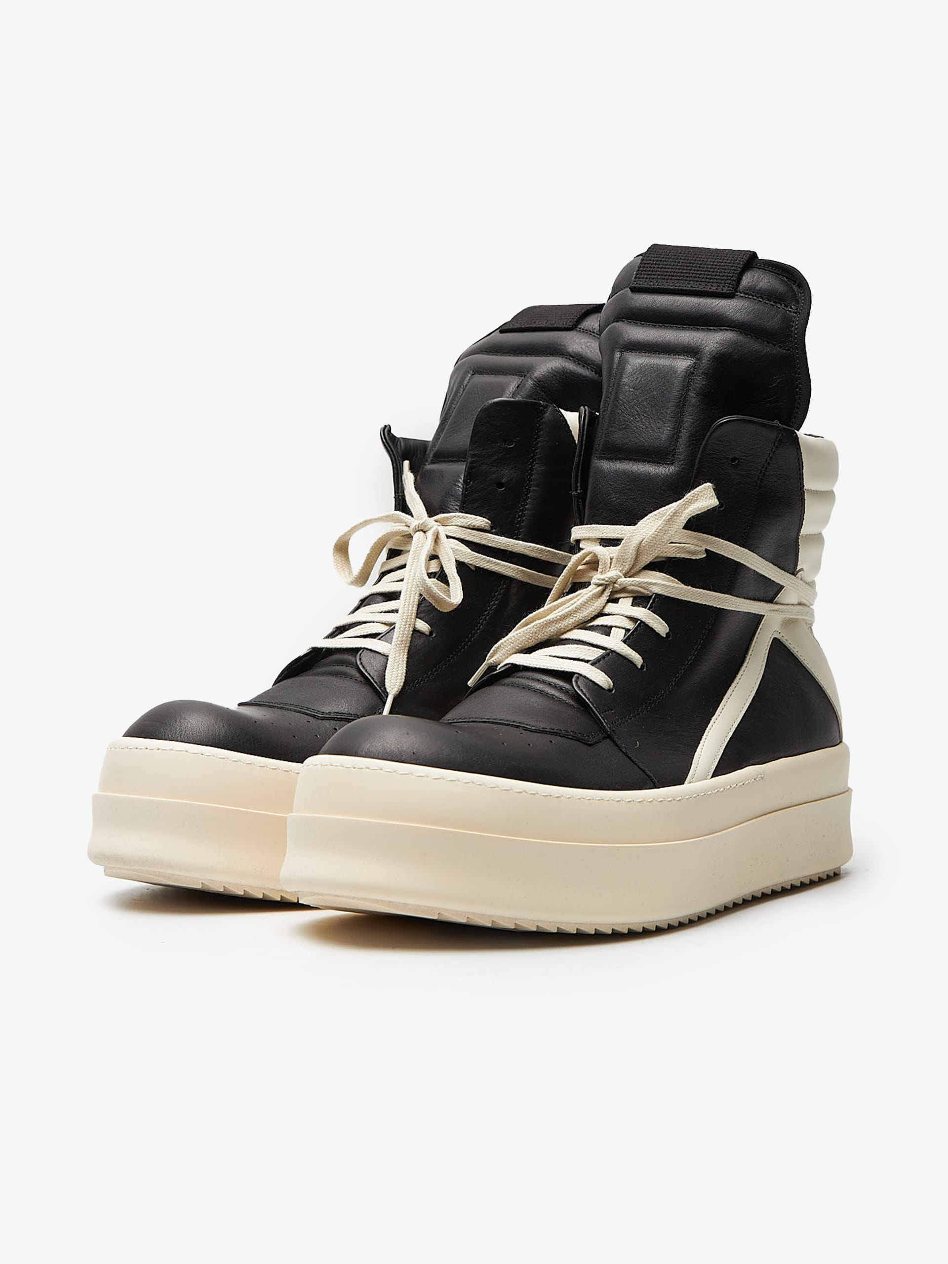 靴 Rick owens bumper geobasket ss25 Rick Owens Mega Bumper Geobasket in Green and Milk SS25 – Antidote