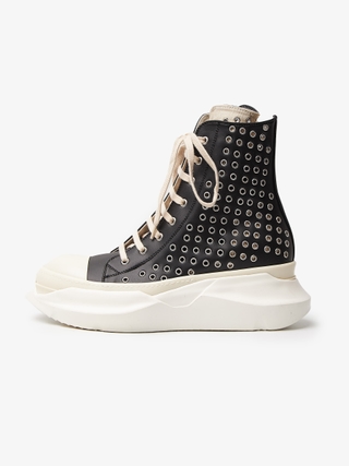 Rick Owens Drkshdw Black Milk Abstract Sole Grommets