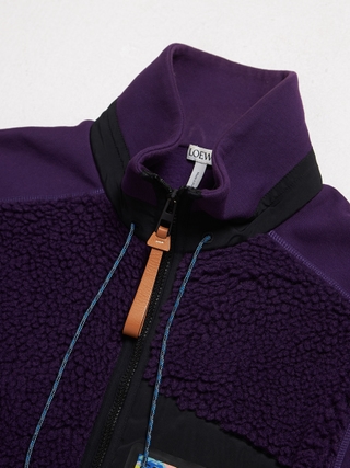 Uma Wang Black Fluffy Riccardo Linen and Alpaca Blend Coat