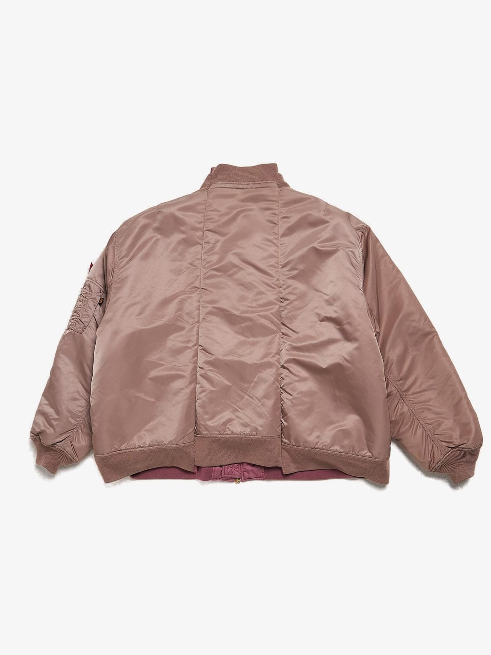 Vetements Rose Pink Oversized Nylon Bomber Jacket