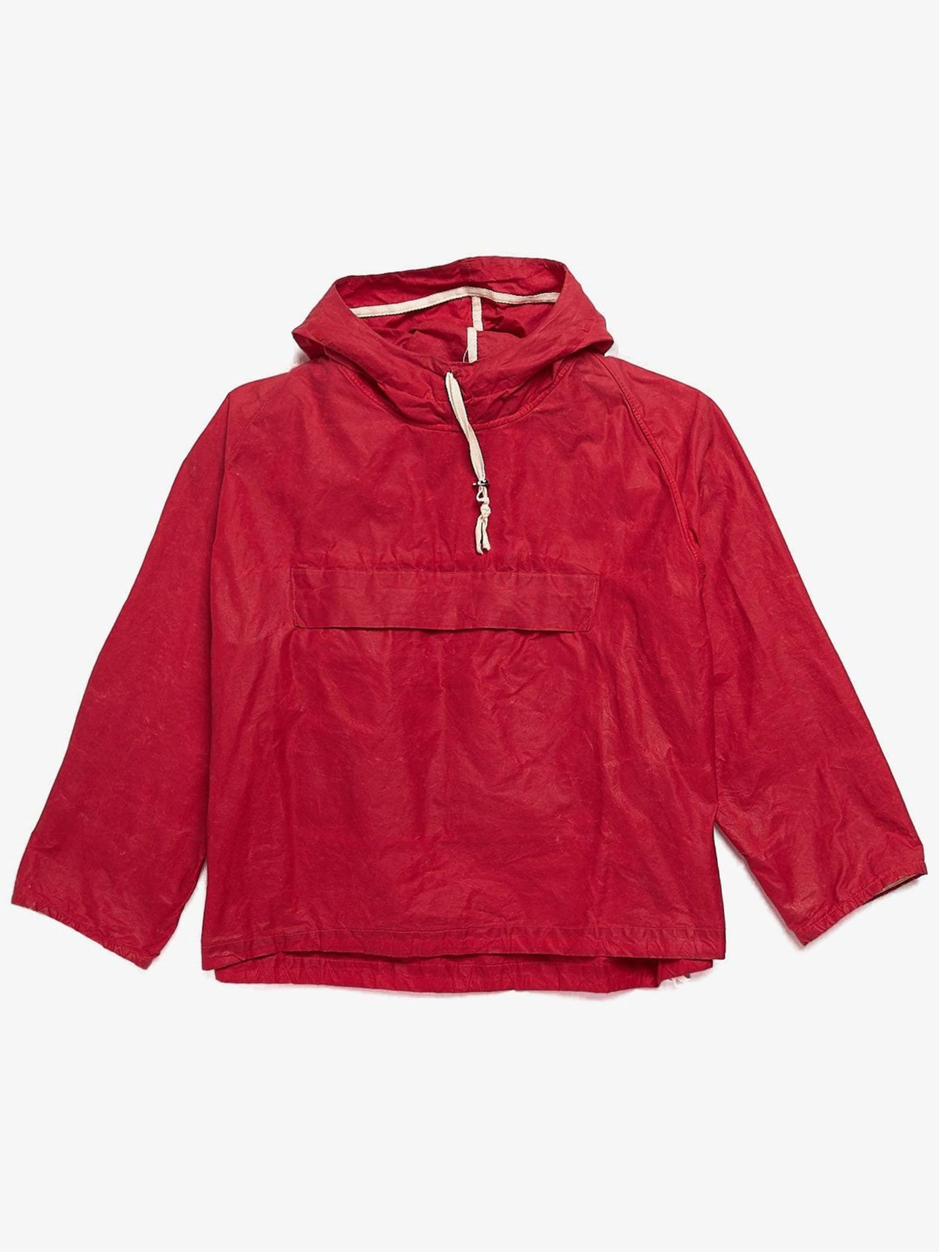 Paul Harnden Shoemakers Red Waxed Cotton Anorak