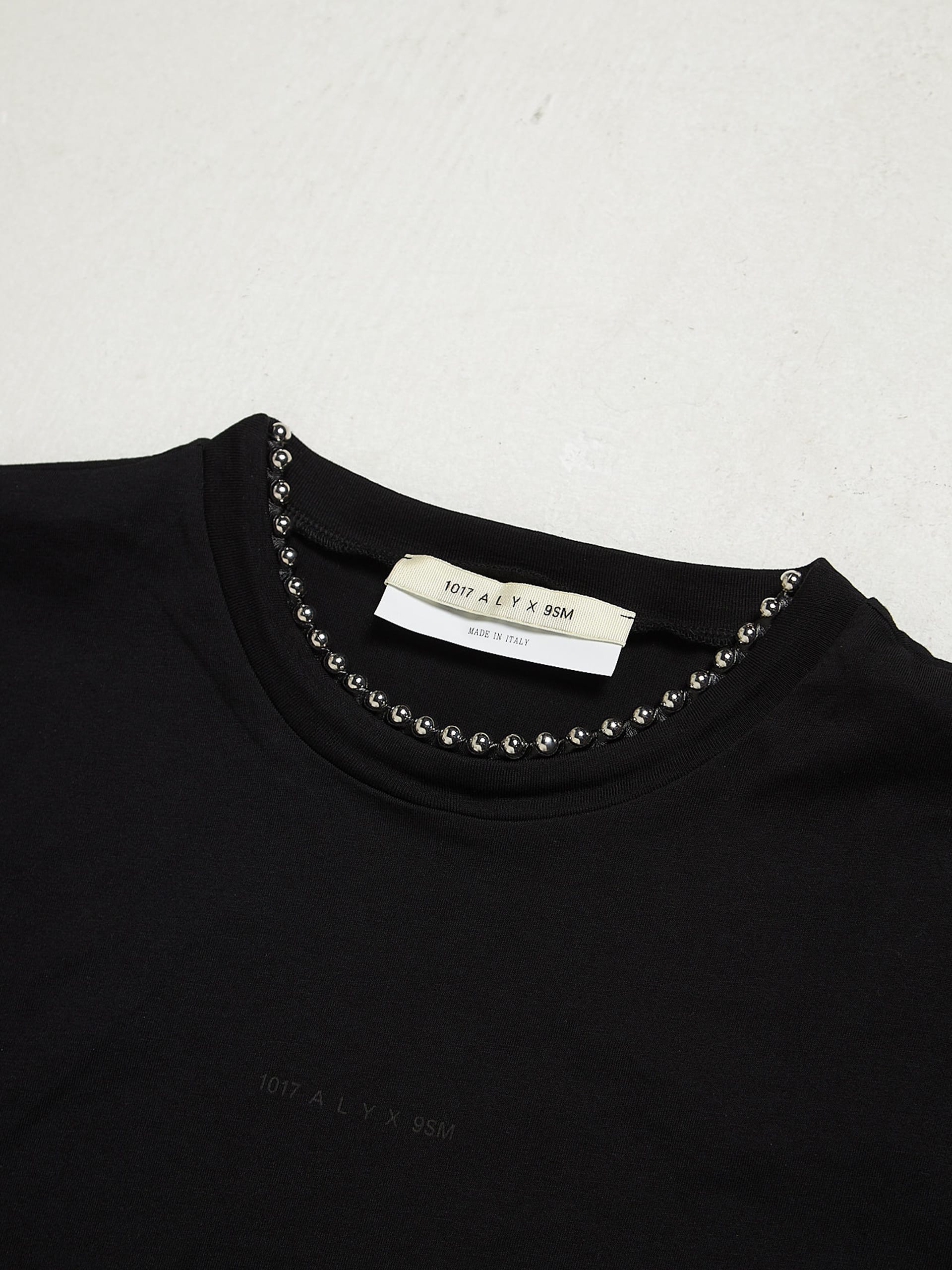 1017 ALYX 9SM Black Ball Chain T-shirt 1017 ALYX 9SM Black Ball Chain T-shirt