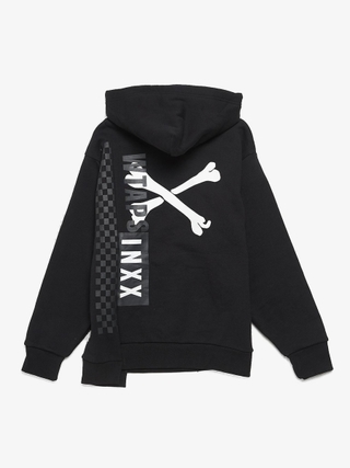 Project GR TGS Embroidered Washed Hoodie - Vintage Black
