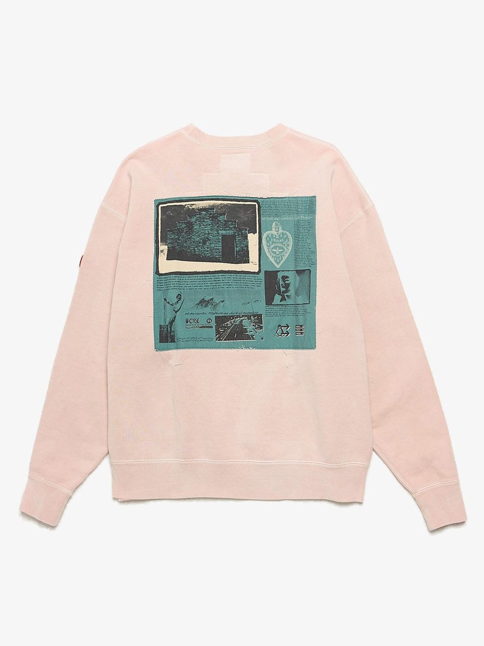 Cav Empt Pink Logo Embroidered Back Pattern Printed Cotton