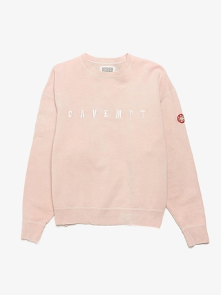 Cav Empt Pink Logo Embroidered Back Pattern Printed Cotton