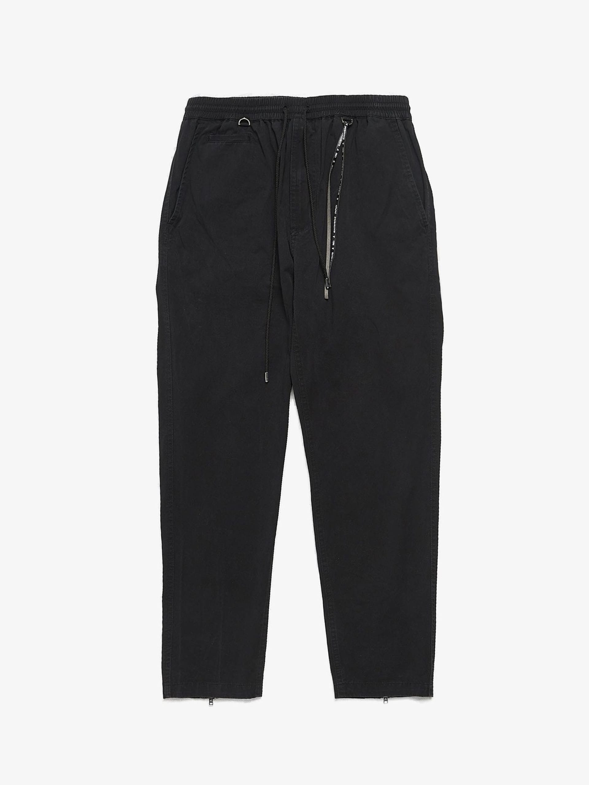 Mastermind World Black Laced Back Logo Embroidered Cotton Pants