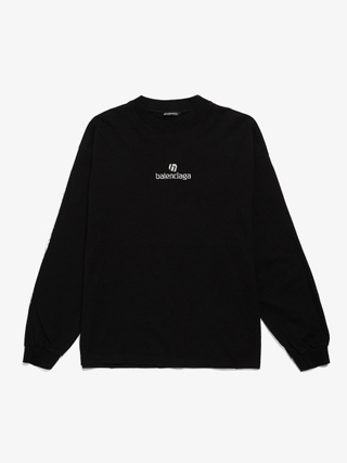 Balenciaga black hot sale long sleeve