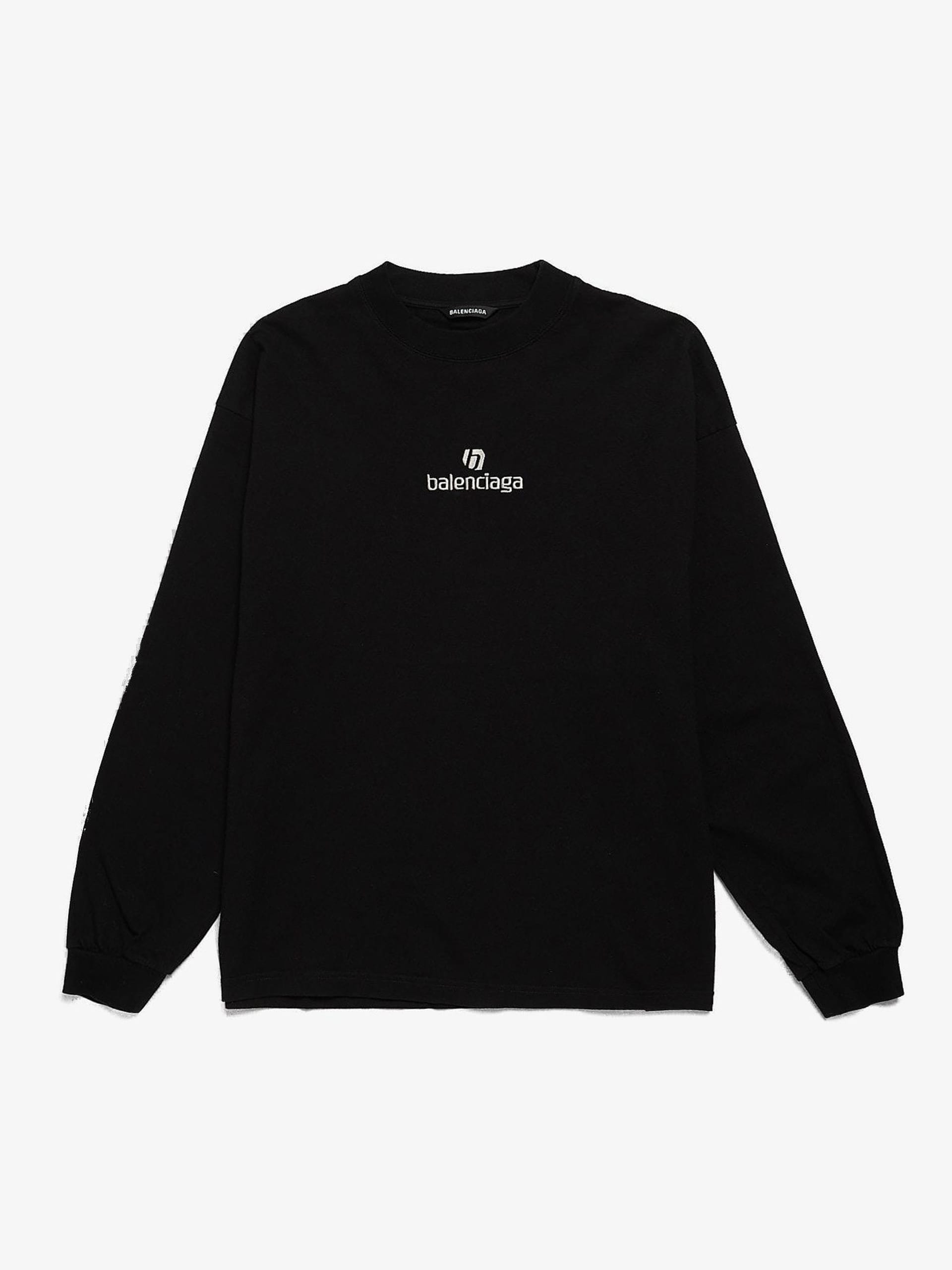 Balenciaga logo sales long sleeve