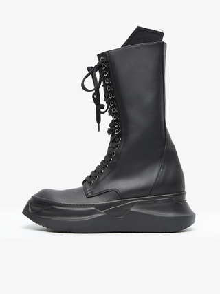 靴 rickowens drkshdw army abstract Rick Owens DRKSHDW Black Army Abstract Boots Rick Owens Drkshdw