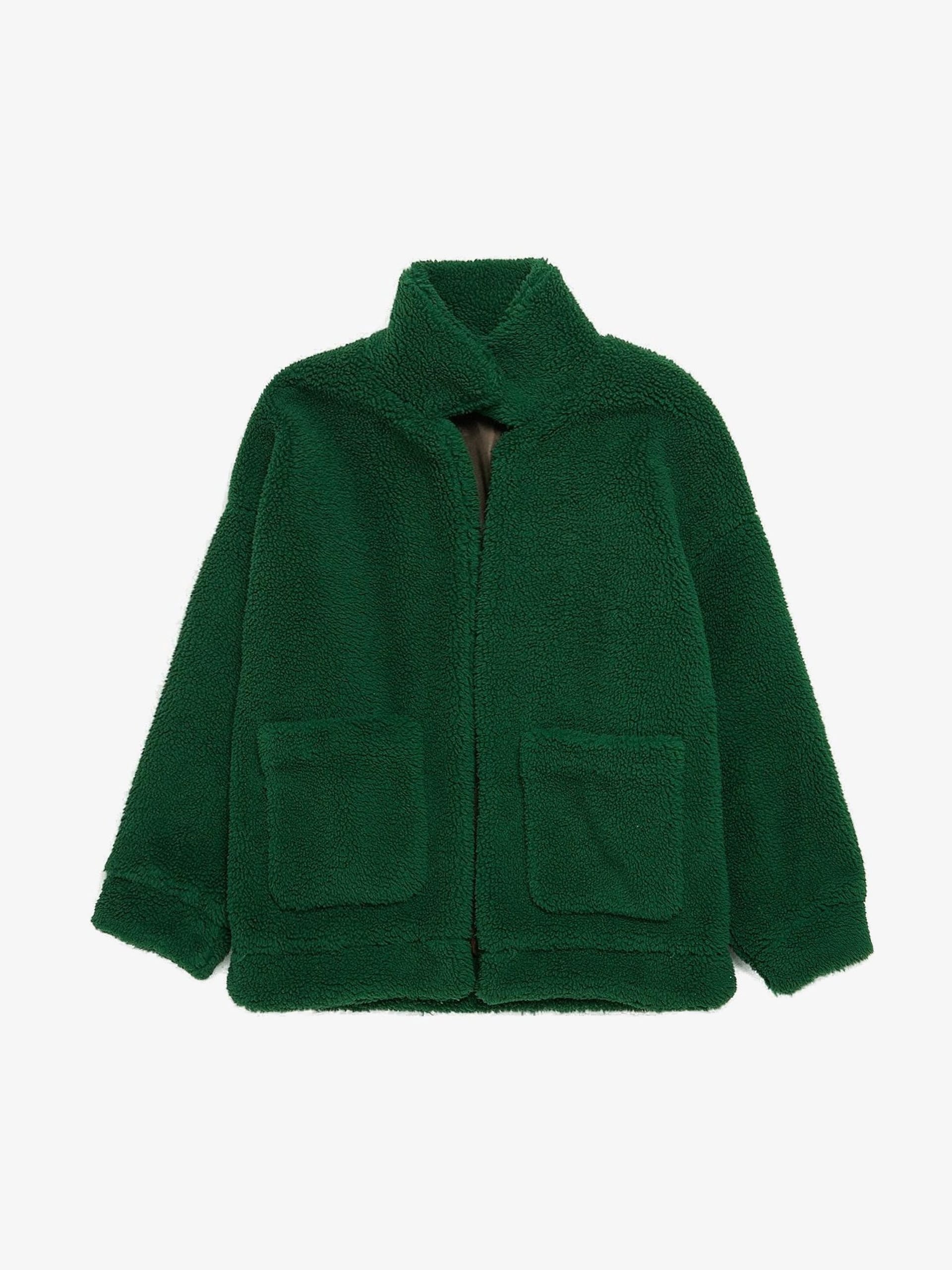 doublet／HAND-PAINTED RECYCLE FUR JACKET Buy Doublet men black hand-painted faux-fur jacket for $713