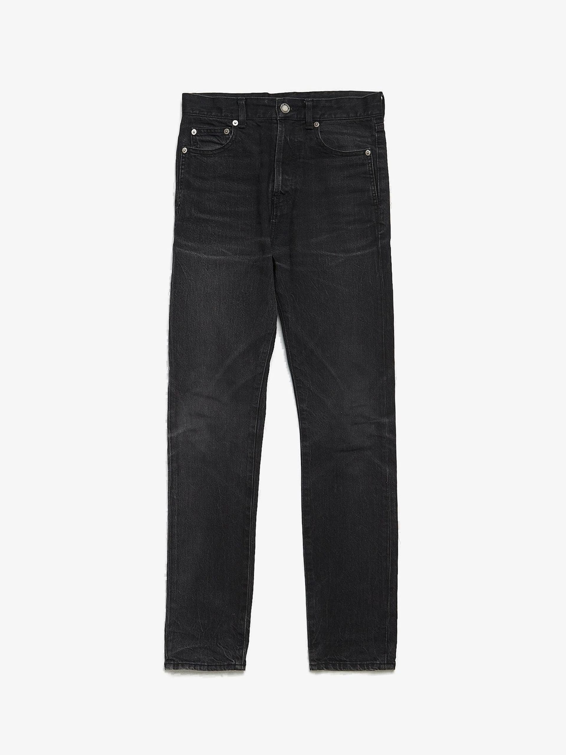 Saint Laurent Paris D20 Black Washed Cotton Jeans