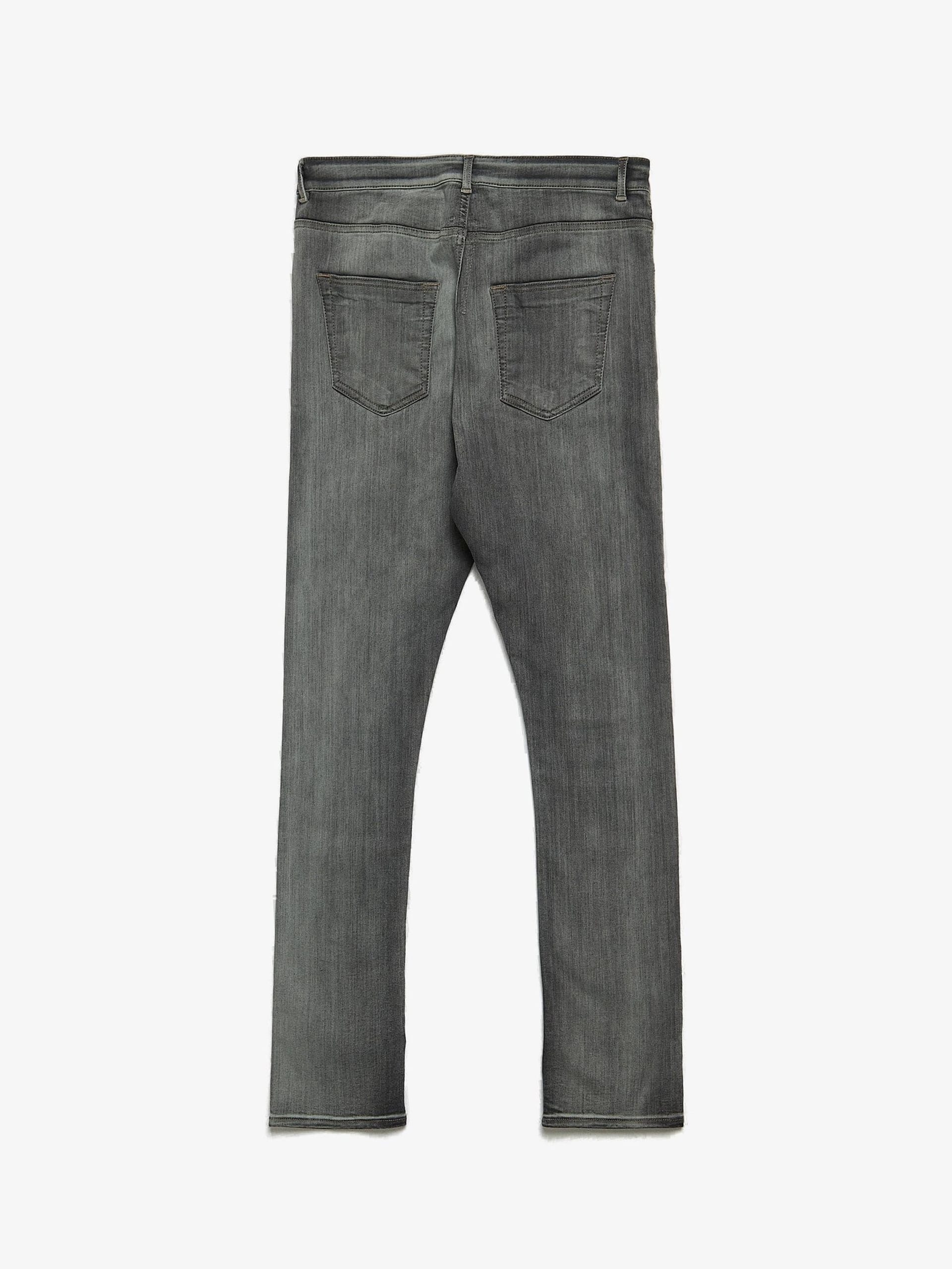 Rick Owens Drkshdw Washed Gray Detroit Cut Jeans Rick Owens Drkshdw Washed Gray Detroit Cut Jeans