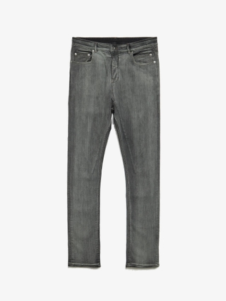 Rick Owens Drkshdw Washed Gray Detroit Cut Jeans