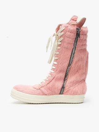 Boris Bidjan Saberi Orange Leather Bamba Sneakers