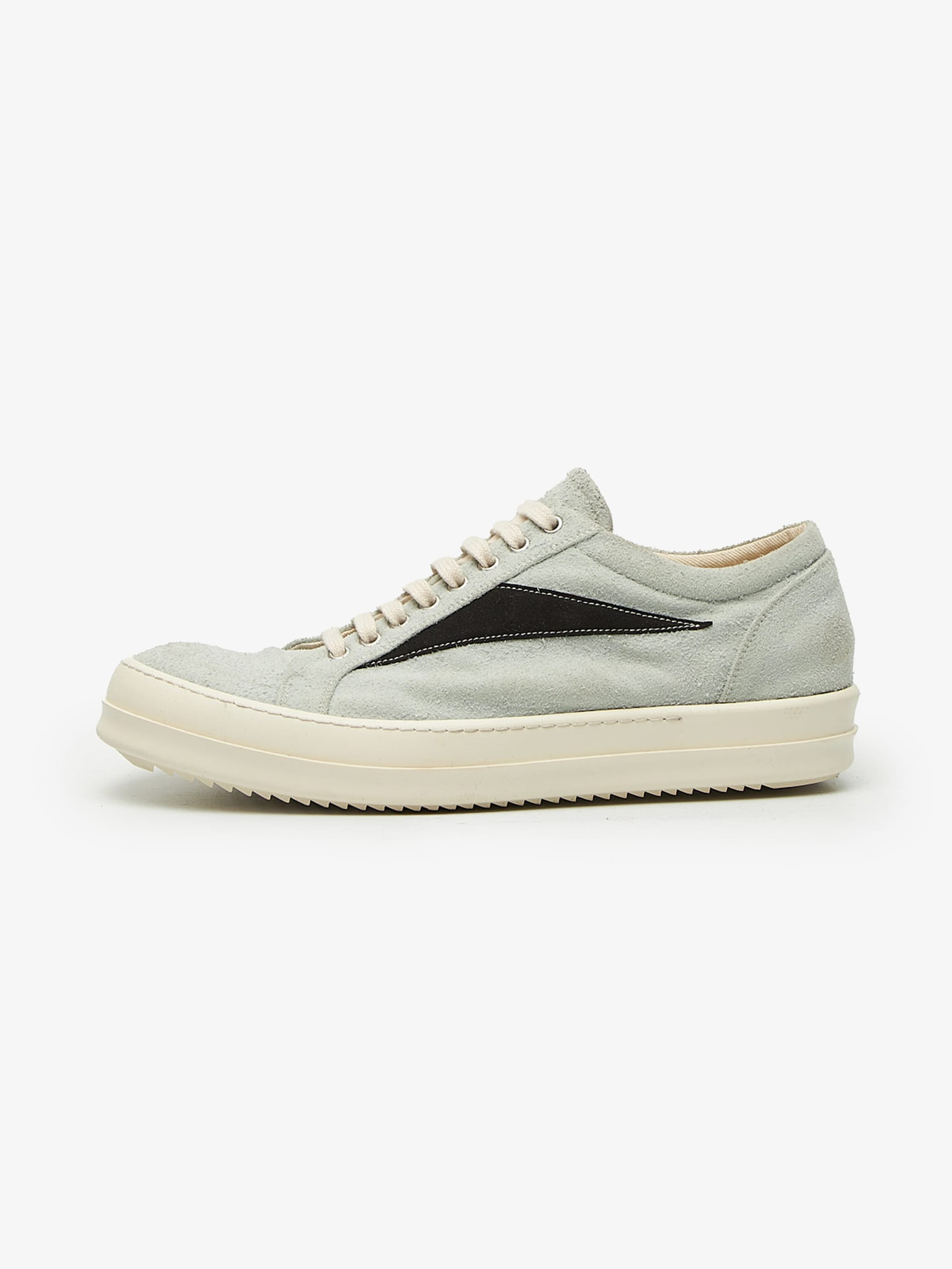 Rick Owens Drkshdw Oyster Suede Vintage Low Top Sneakers