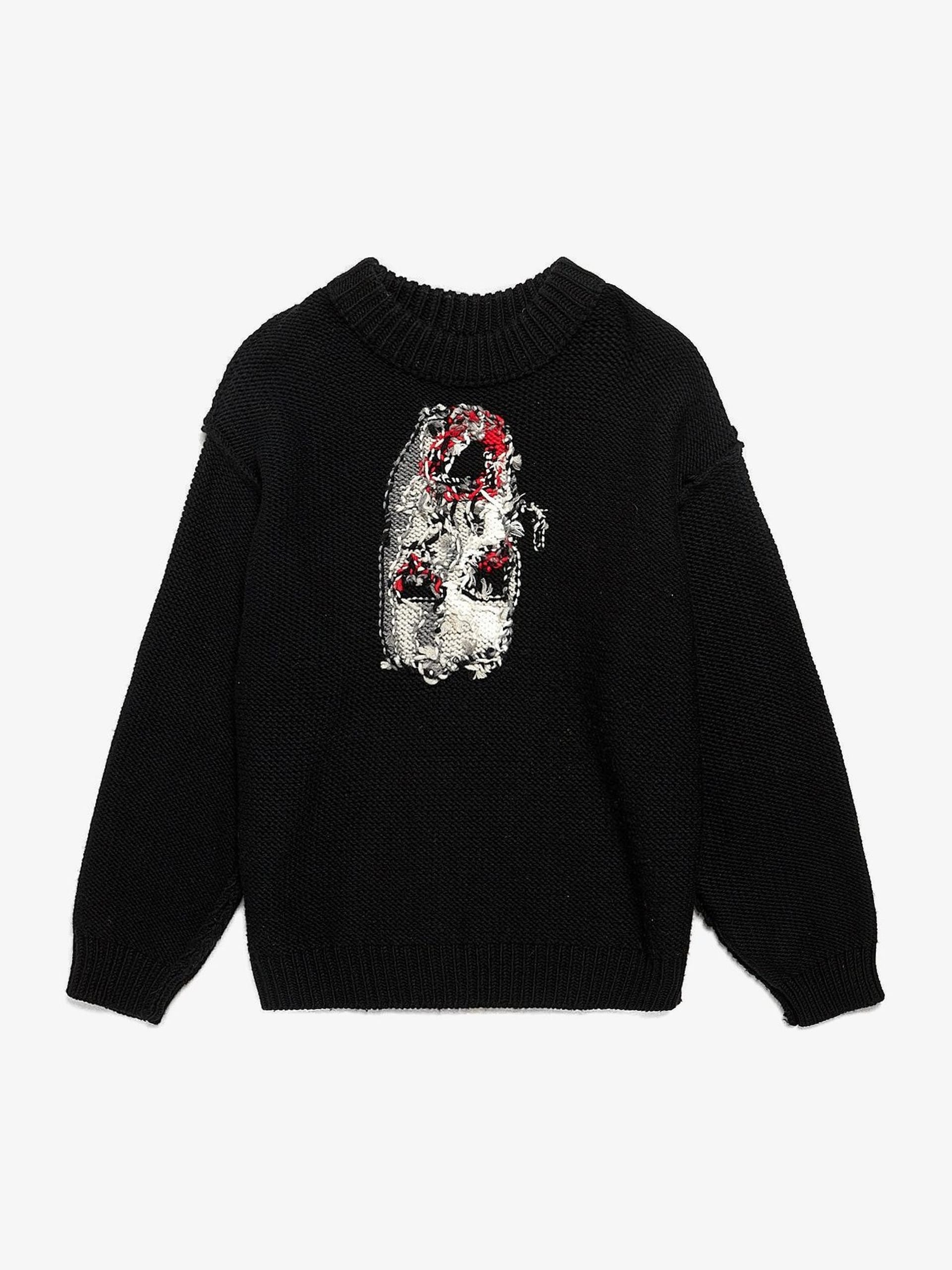 doublet HAND-KNITTING JACQUARD PULLOVER