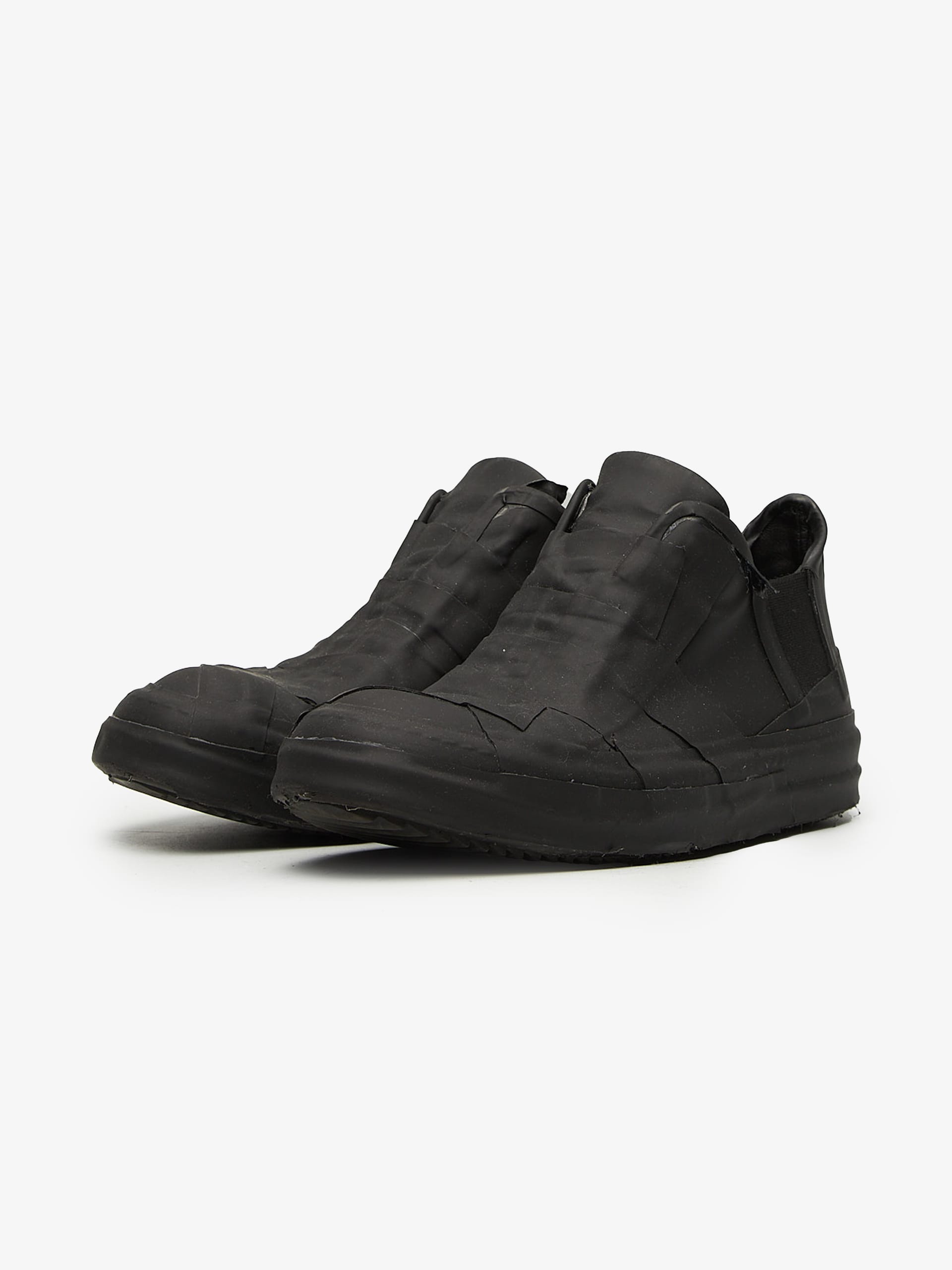 Rick Owens Black Performa Tape Low Top Ramones