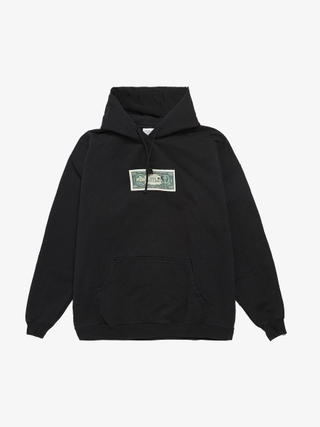 Vetements Black Zip Up Sticker Printed Oversized Cotton Vetements Black Zip Up Sticker Printed Oversized Cotton