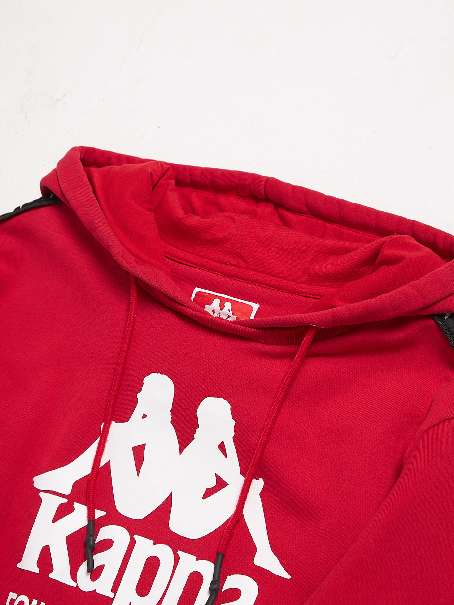 Gosha Rubchinskiy Kappa Red Logo Printed Polyester Hoodie