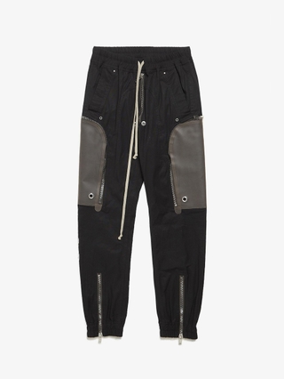 パンツ Rick Owens DRKSHDW collapse cut long 26 Rick Owens Drkshdw Black Faux Leather Collapse Cut Pants