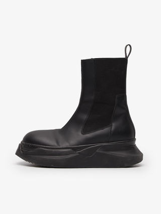 Rick Owens Drkshdw Black Abstract Beetle Chelsea Boots