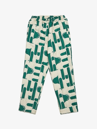 Doublet Khaki Silk Twill Military Cotton and Silk Pants