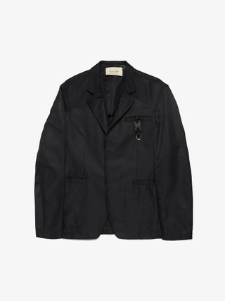 1017 ALYX 9SM Black Buckle Polyamide Blazer Jacket