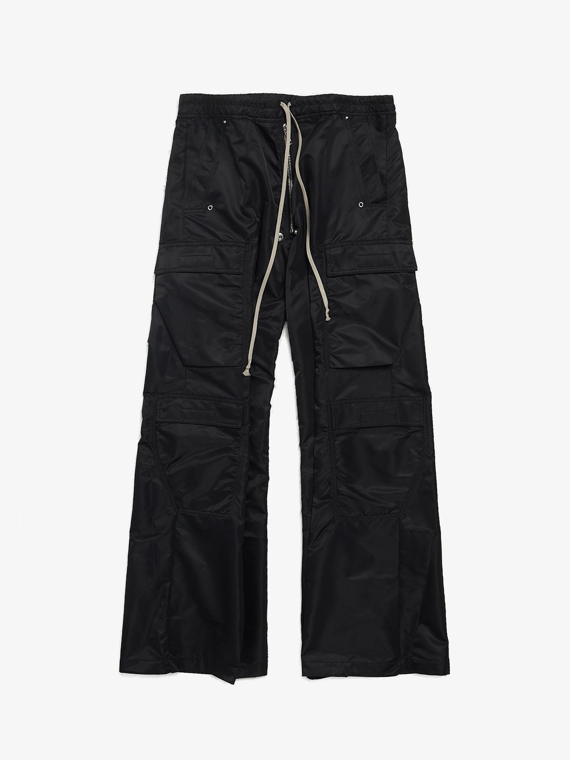 Rick Owens Drkshdw Black Cargo Belas Nylon Pants