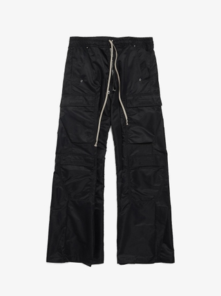 Rick Owens Drkshdw Black Cargo Belas Nylon Pants