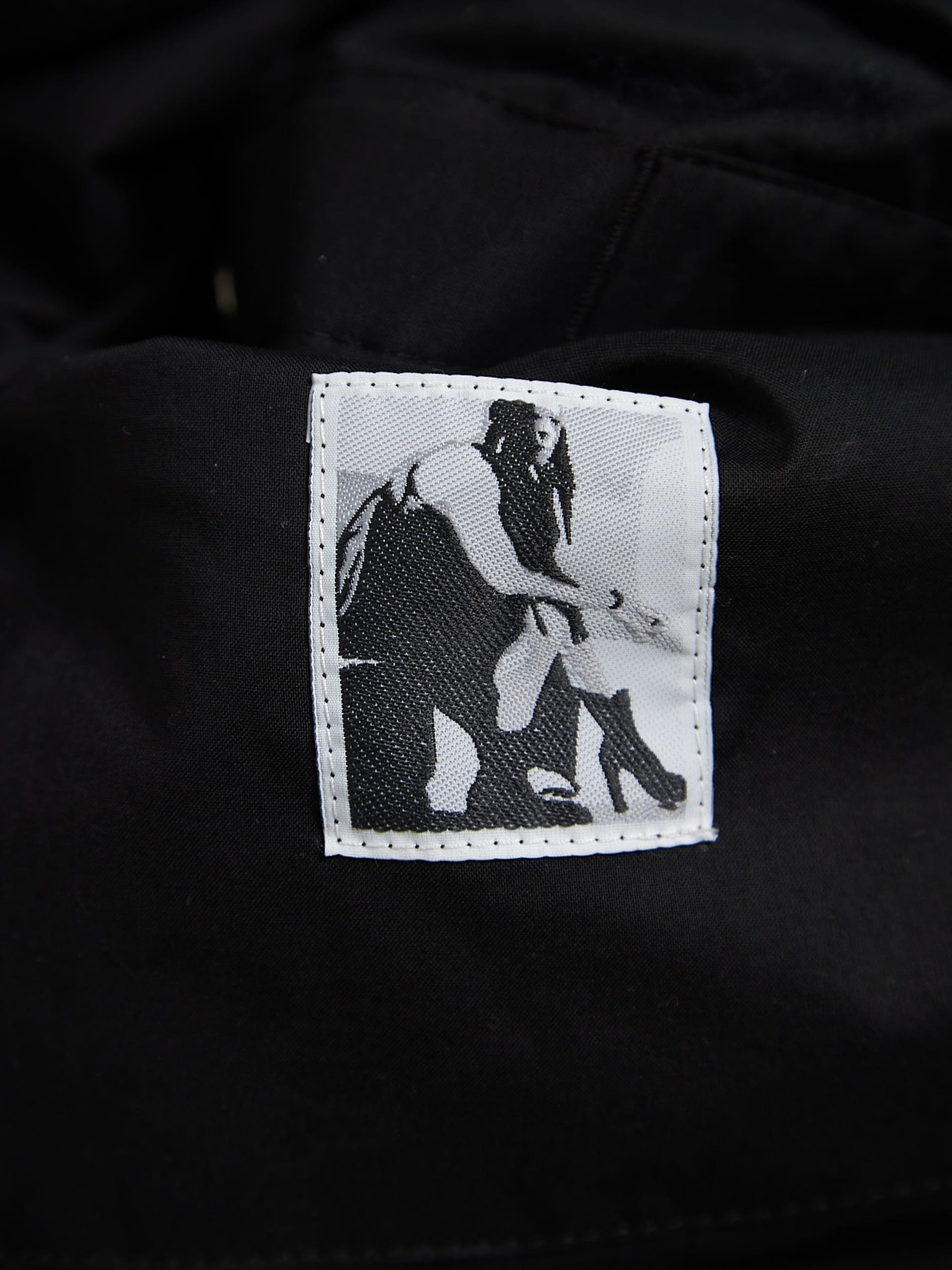 Rick Owens Drkshdw Black Nylon Gimp ZIp Jacket