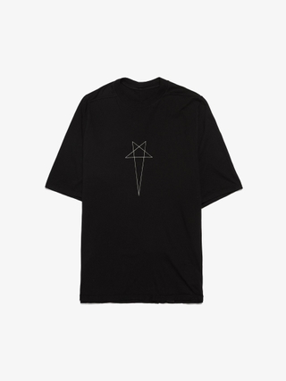 Rick Owens Drkshdw Black Oversized Pentagram Tommy T-Shirt