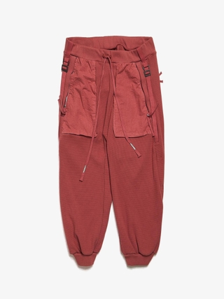 Cav Empt Gray Washed Logo Patched Cotton Sweatpants