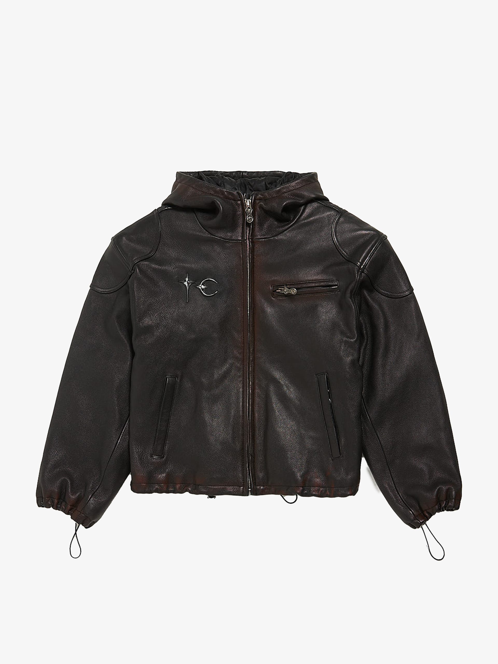 THUG CLUB ブラック MA-1ジャケット thug club ma1 jacket black Black Armor Down Jacket by Thug