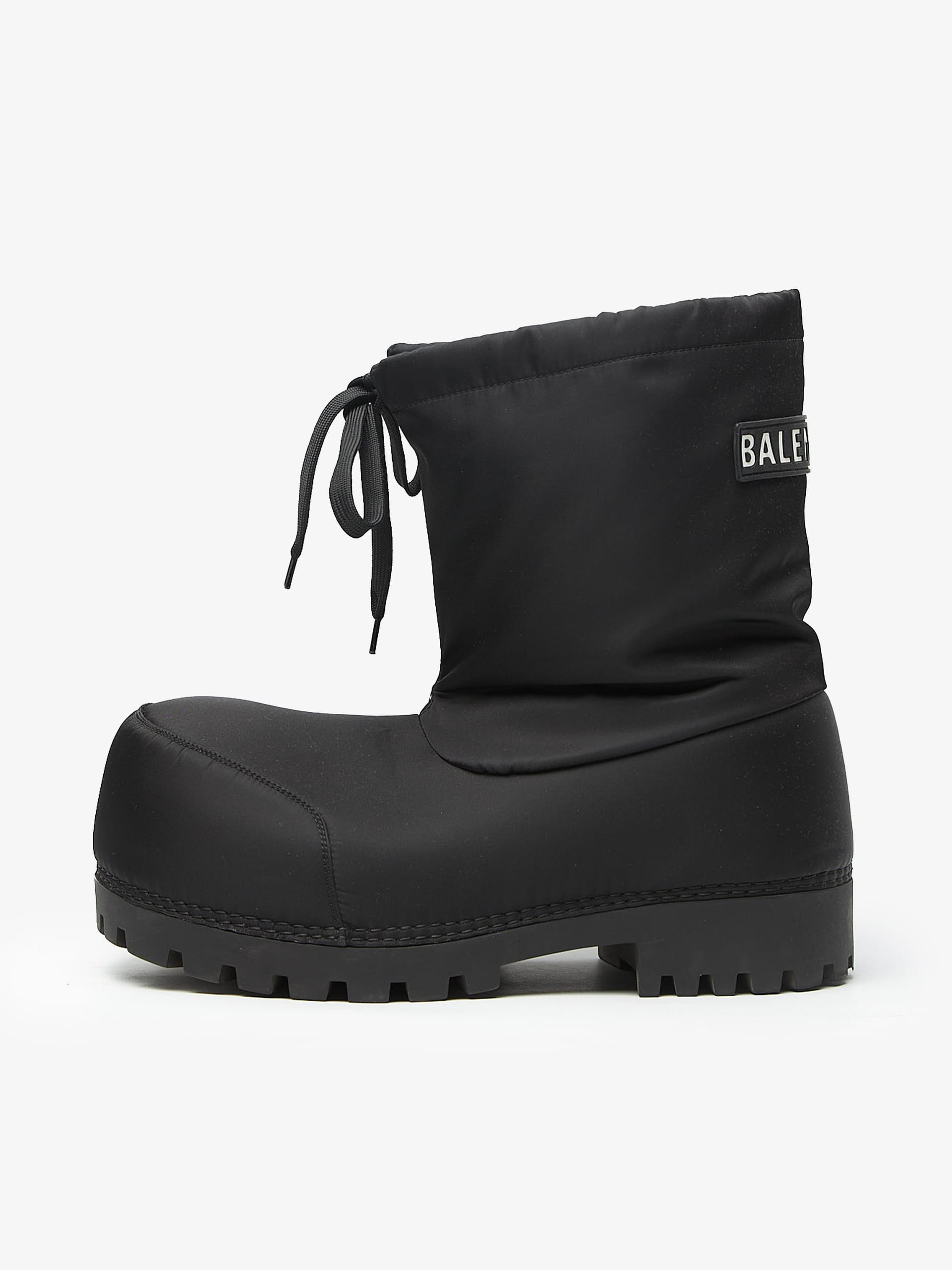 靴 BALENCIAGA ALASKA 43 Balenciaga Black Logo Patched Alaska Boots
