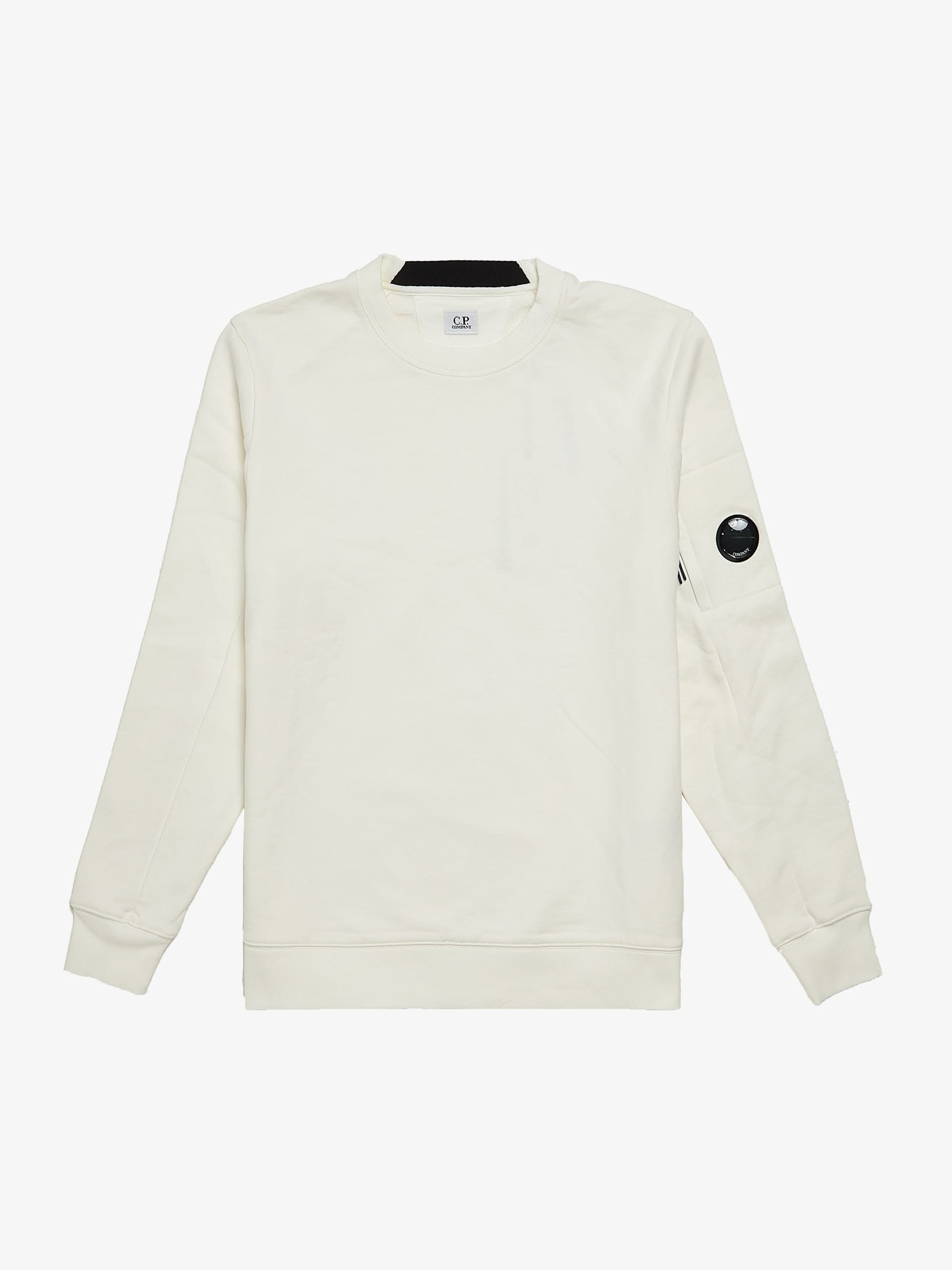 Cp company white sweatshirt on sale