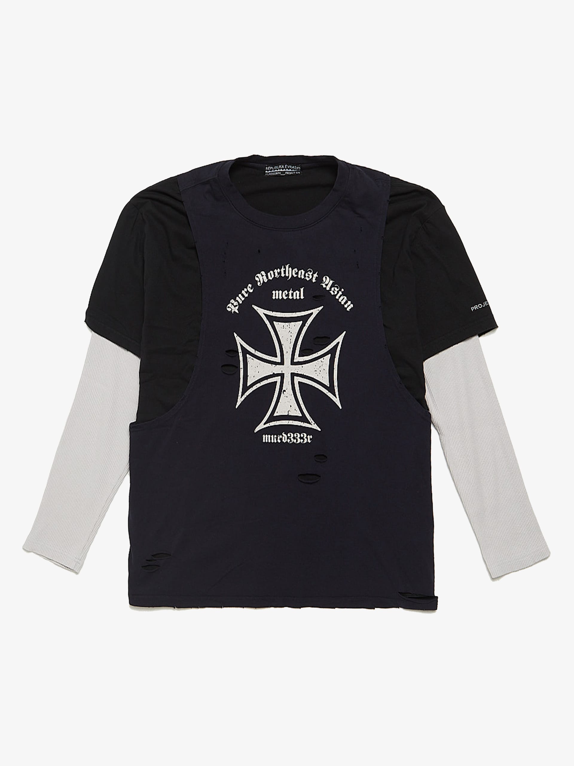 Project GR 3 Layered Long-Sleeve - Navy Project GR 3 Layered Long-Sleeve - Navy