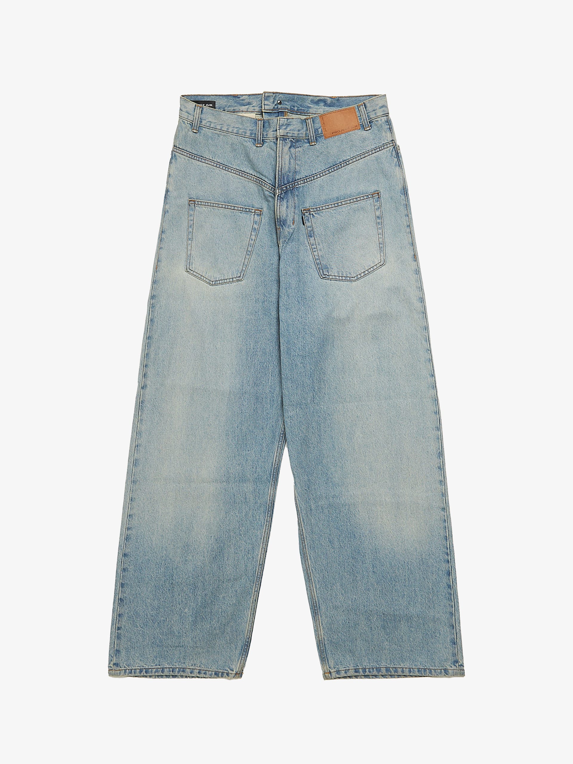 Project GR Coated Backward Denim - Blue