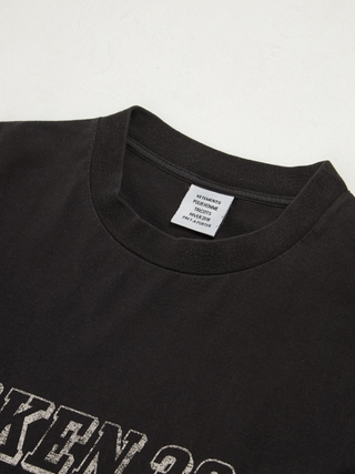 Vetements Faded Black Ficken 3000 Printed T-Shirt