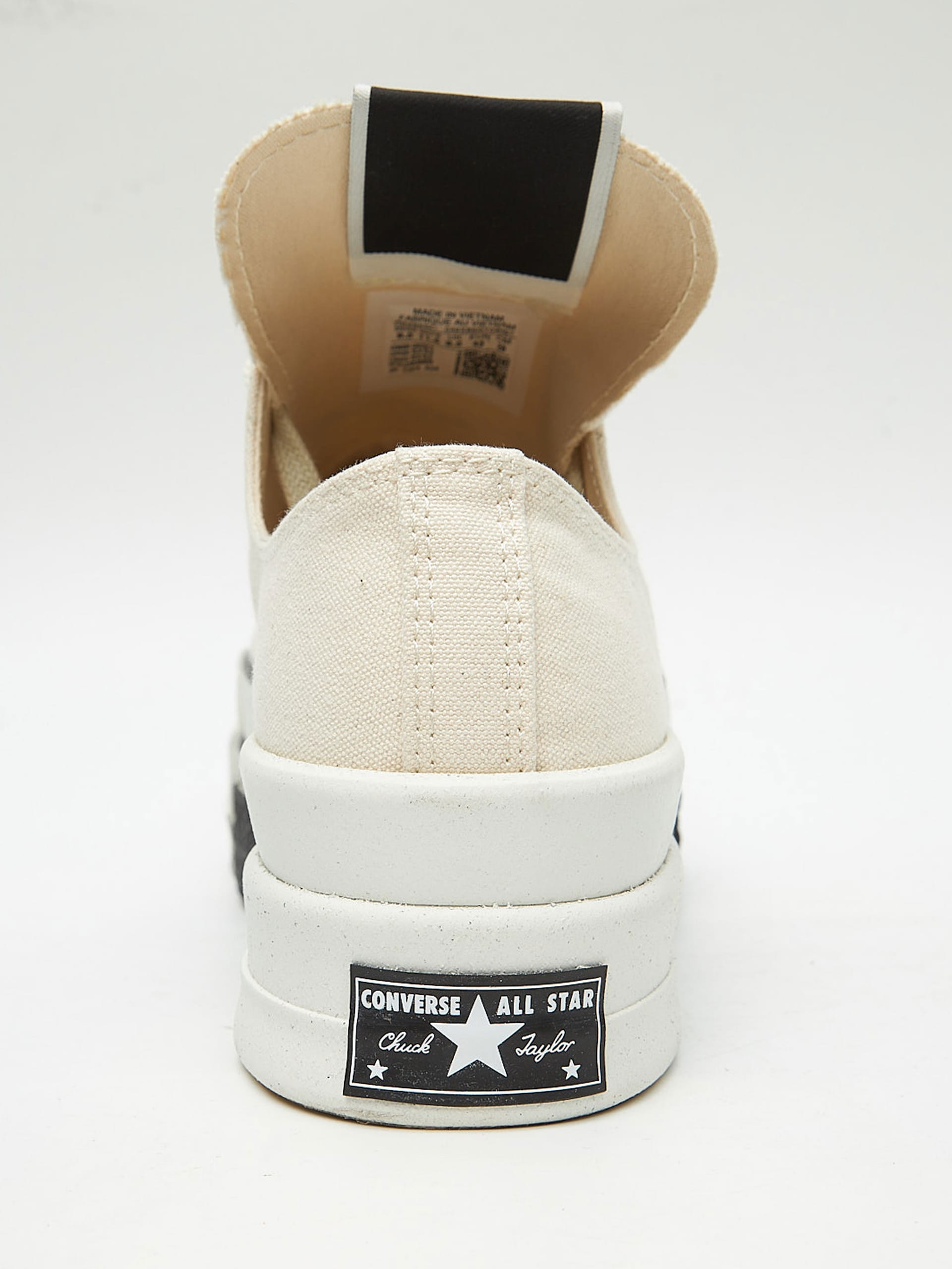 Rick Owens Drkshdw Beige Double Bumper Low Sneakers Rick Owens Drkshdw Beige Double Bumper Low Sneakers