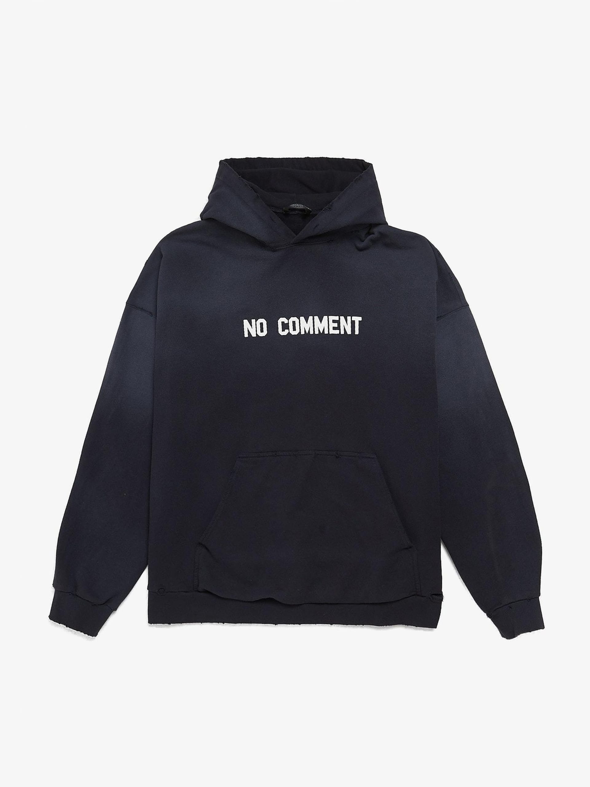 Navy balenciaga hoodie sale