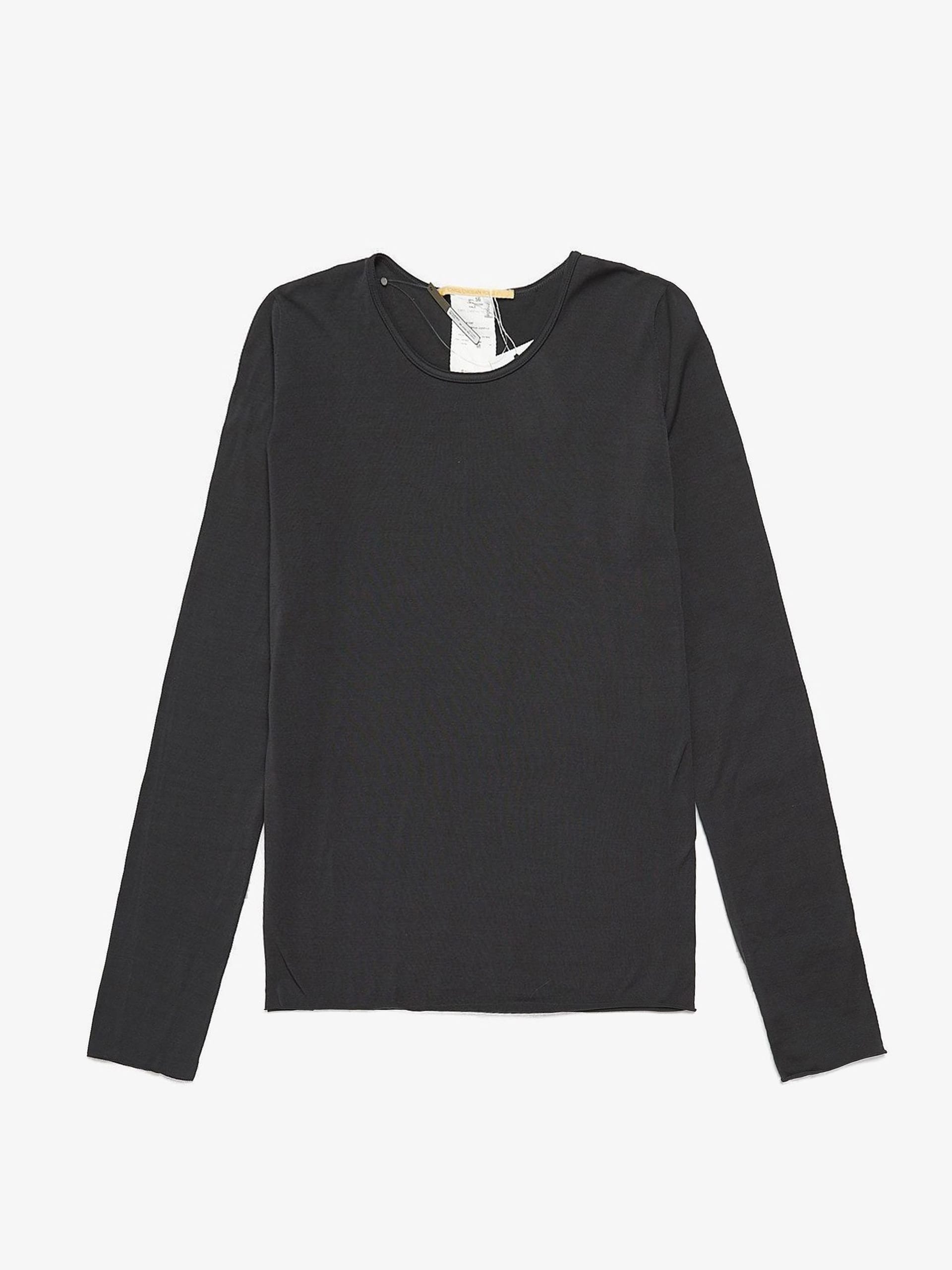 Carol Christian Poell Gray Knitted Cotton Longsleeve